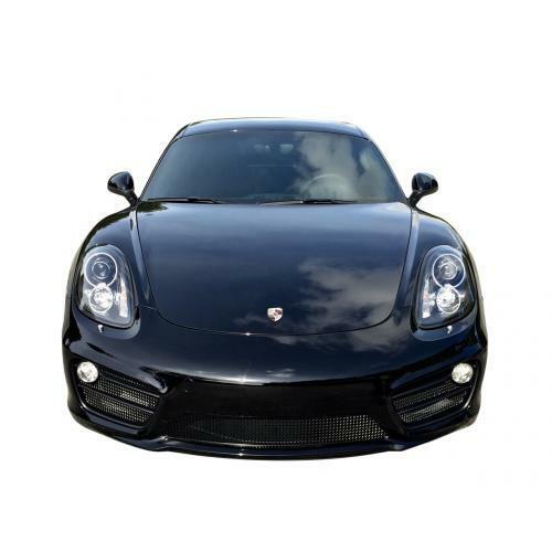Porsche Cayman S 981 (PDK without Sensors) - Front Grille Set - Black finish (2012 to 2016)