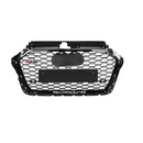 Audi A3 Facelift RS3 Style 8V Model Front Grille - Black (2017 - 2023) Omi Grille