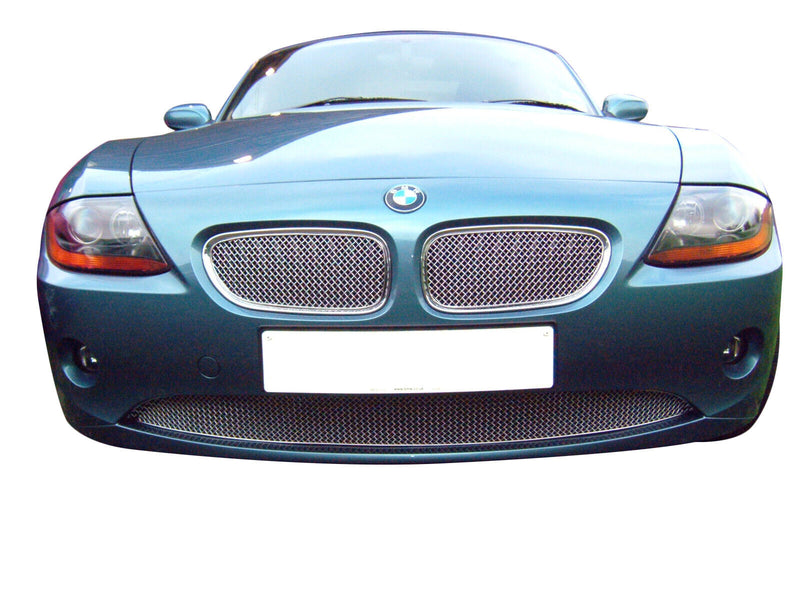 BMW Z4 Upper Grille Set - Silver finish (2003 - 2009)