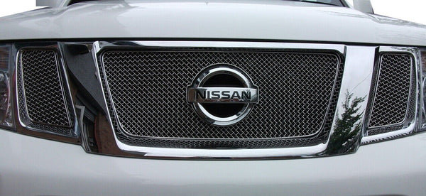 Nissan Navara Upper Grille Set - Silver finish (63 onwards)