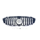 Mercedes E Class W213 AMG GT-R Panamericana Style Front Grille - Black (2016 - 2020) Omi Grille