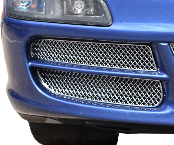 Porsche 997.1 (C2,C2S,C4,C4S) - Outer Grille Set (4) - Silver finish (2004 to 2008)