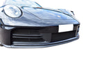 Omi compatible with Porsche Carrera 992.2 Base / T / S - Front Grille Set - Black Finish Omi Grille