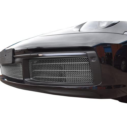 Porsche Carrera 992 (C2,C2S,C4,C4S) - Outer Grille Set - Silver Finish (2019 -)