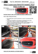 Mini Countryman F60 JCW - Outer Grille Set (2018 - 2020) Omi Grille