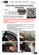 BMW G8X M3 / M4 CS Front Grille Mesh Set (Without Cut Out) (2020 -)