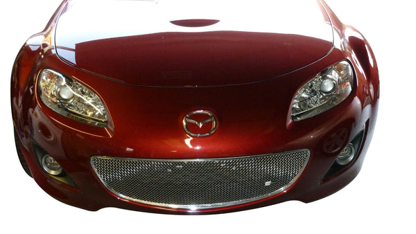 Front Lower Grille (without Number Plate) - Silver finish (2009 to 2012)