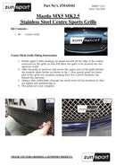 Mazda MX5 Mk2.5 - Front Grille Set - Black finish (2001 to 2005)