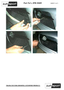 Porsche Cayman 987.1 - Outer Grille Set - Black finish (2005 to 2009)