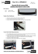 Porsche Carrera 991 - Centre Grille - Black finish (2012 to 2015)