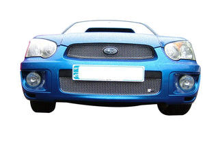 Subaru Impreza Blob Eye Full Front Grille Set - Silver finish (2003 - 2005)