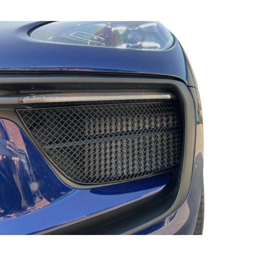 Porsche Macan S and GTS 2021 Facelift / 2022 - Outer Grille Set - Black Finish (2021)