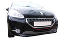 Peugeot 208 - Front Grille - Silver finish (2012 - 2018)
