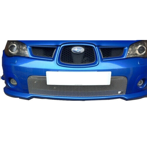 Subaru Impreza Hawkeye - Front Grille Set with Full Lower Grille - Silver finish (2006 to 2007)