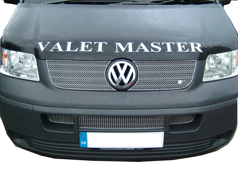 Volkswagen T5 Full Grille Set - Silver finish (2003 to 2006)