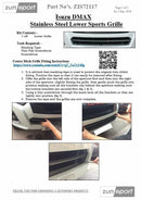 Isuzu DMAX - Lower Grille - Black Finish (2017 -)