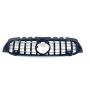Mercedes A Class W177 AMG GT-R Panamericana Style Front Grille - Black (2019 -) Omi Grille