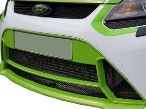 Ford Focus MK2 RS - Front Grille Set (Without Locking Mechanism) - Black Finish (2008 - 2011)