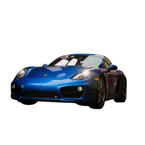 Porsche Cayman S 981 (Manual with Parking Sensors) - Complete Grille Set - Black finish (2012 to 2016)