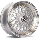 17x7.5" seventy9 SV-E Alloy Wheels 5x112;5x120 ET35 Silver Lip Polished — Per Wheel