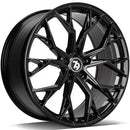 17x7.5" seventy9 SCF-H [Flow Formed] Alloy Wheels 5x112 ET40 Gloss Black — Per Wheel