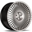 17x7.5" Carbonado GIFT Alloy Wheels 5x112 ET45 Diamond Hyper Silver — Per Wheel