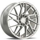 18x8" seventy9 SSF-4 Alloy Wheels 5x100 ET40 Silver Front Polished — Per Wheel