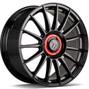 18x8" seventy9 SCF-2 Alloy Wheels 5x108;5x114,3 ET40 Black Glossy — Per Wheel