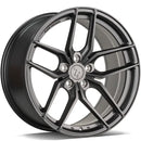 18x8" seventy9 SCF-Y [Flow Formed] Alloy Wheels 5x108 ET40 Half Grey Matt — Per Wheel