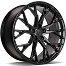 18x8" seventy9 SCF-H [Flow Formed] Alloy Wheels 5x112 ET35 Gloss Black — Per Wheel