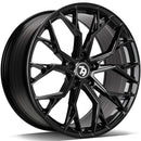 18x8" seventy9 SCF-H [Flow Formed] Alloy Wheels 5x112 ET45 Gloss Black — Per Wheel