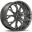 18x8" seventy9 SCF-H [Flow Formed] Alloy Wheels 5x112 ET35 Titan Black — Per Wheel