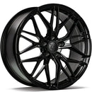 18x8" seventy9 SCF-J [Flow Formed] Alloy Wheels 5x112 ET35 Gloss Black — Per Wheel