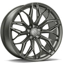 18x8" seventy9 SCF-P [Flow Formed] Alloy Wheels 5x112 ET40 Half Grey Matt — Per Wheel