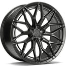 18x8" seventy9 SCF-R [Flow Formed] Alloy Wheels 5x112 ET30 Half Black Matt — Per Wheel