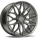 18x8" seventy9 SCF-R [Flow Formed] Alloy Wheels 5x112 ET40 Half Grey Matt — Per Wheel