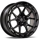 18x8" seventy9 SCF-W [Flow Formed] Alloy Wheels 5x112 ET30 Gloss Black — Per Wheel