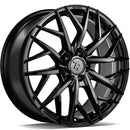 18x8" seventy9 SSF-1 Alloy Wheels 5x112 ET45 Black Glossy — Per Wheel