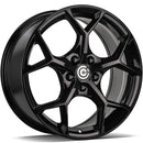 18x8" Carbonado Fancy Alloy Wheels 5x112 ET30 Black Glossy — Per Wheel