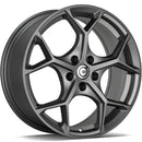 18x8" Carbonado Fancy Alloy Wheels 5x112 ET30 Satin Graphite — Per Wheel