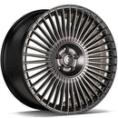 18x8" Carbonado GIFT Alloy Wheels 5x112 ET35 Diamond Hyper Black — Per Wheel