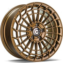 18x8" Carbonado Master Alloy Wheels 5x112 ET45 Stain Brown — Per Wheel
