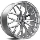 18x8" Carbonado Wealthy Alloy Wheels 5x112 ET35 Silver Front Polished — Per Wheel