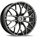 18x8" Wrath Wheels WF-16 Alloy Wheels 5x112 ET38 Black polished