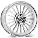 18x8.5" Wrath Wheels WF-8 Alloy Wheels 5x112 ET35 Silver polished face — Per Wheel