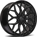 18x8" seventy9 SV-K Alloy Wheels 5x114,3 ET40 Gloss Black — Per Wheel