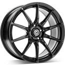 18x8.5" Wrath Wheels WF-12 Alloy Wheels 5x114.3 ET45 Sparkle black