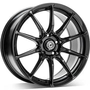 18x8.5" Wrath Wheels WF-12 [Flow Formed] Alloy Wheels 5x114,3 ET45 Sparkle black — Per Wheel