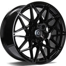 18x8.5" Carbonado Crazy Alloy Wheels 5x120 ET35 Gloss Black — Per Wheel
