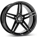 18x9" Wrath Wheels WF-1 Alloy Wheels 5x120 ET40 Black Glossy